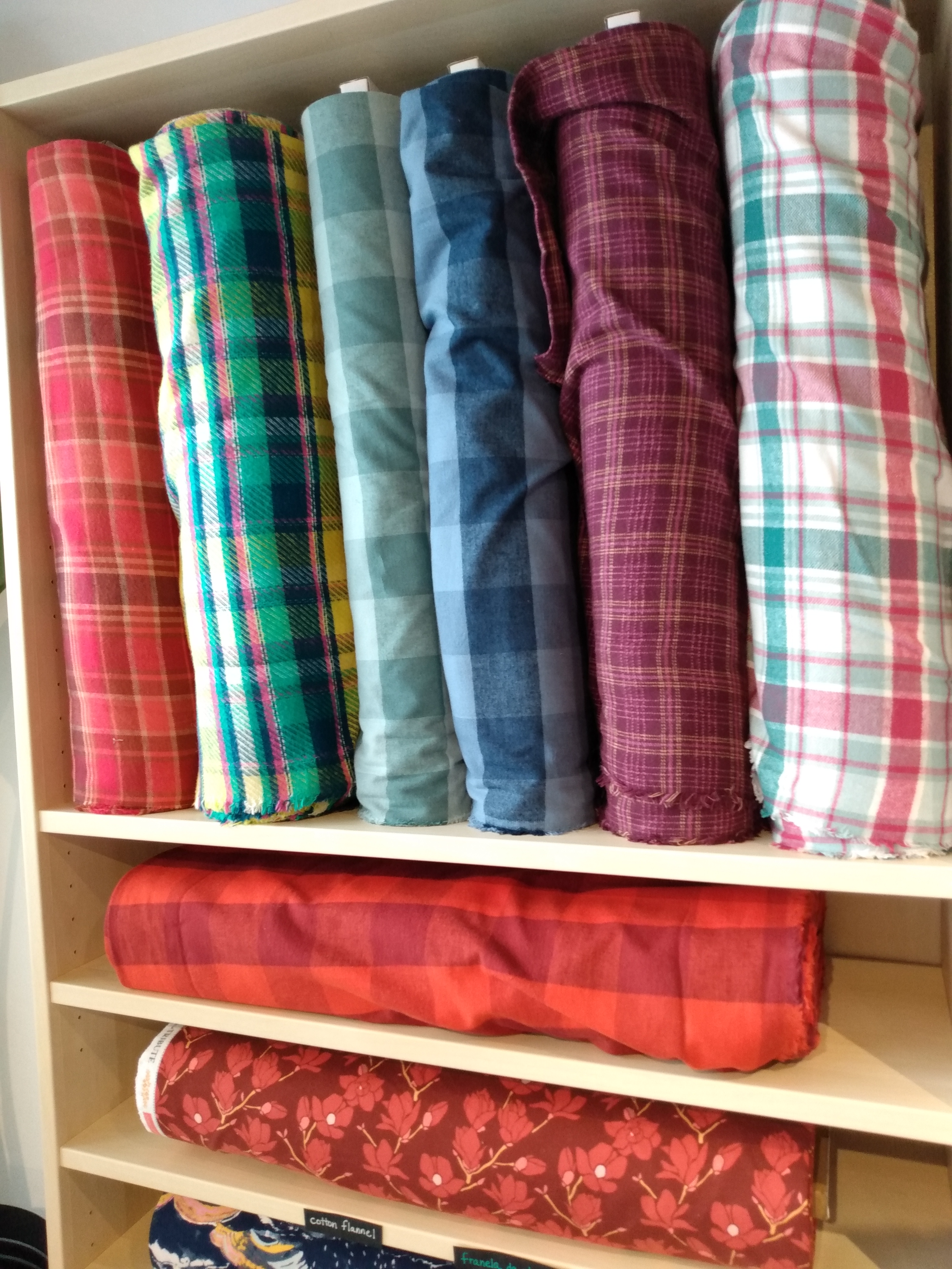 Cotton flannel from Art Gallery Fabric